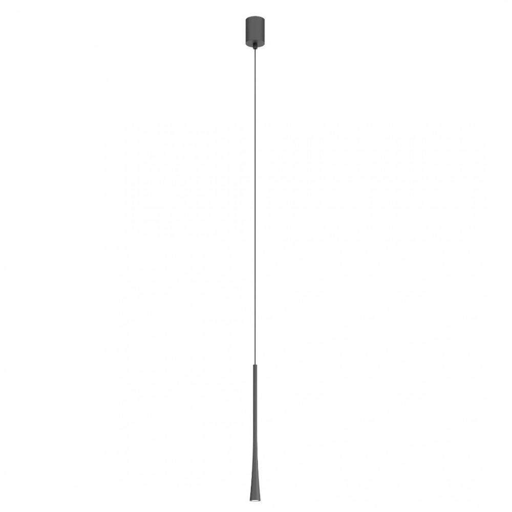 Suspension Redo Ito, metal, sand black, LED, 6,2W, 495 lumens, warm white 3000K, D.3 cm