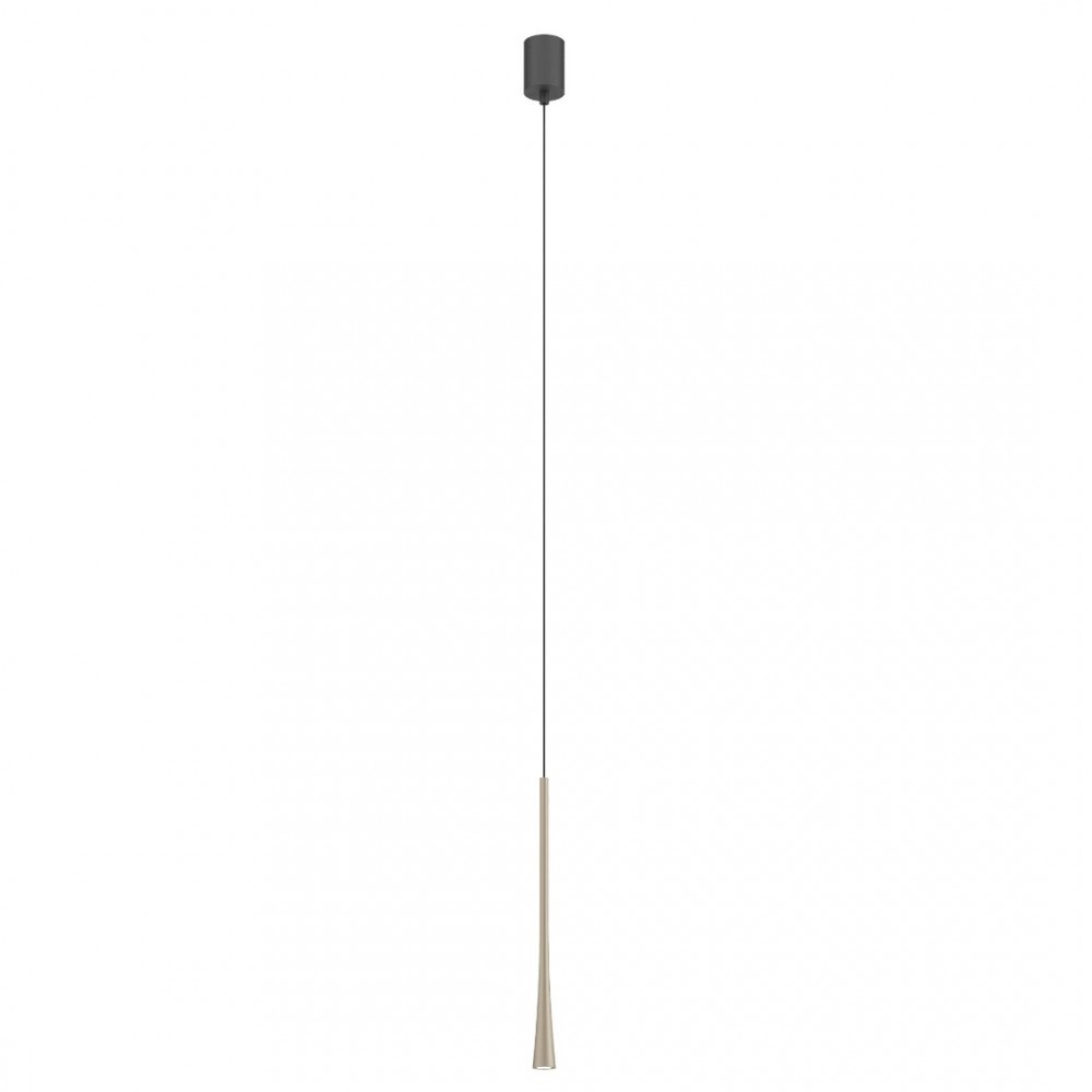 Suspension Redo Ito, metal, silver coffee, LED, 6,2W, 495 lumens, warm white 3000K, D.3 cm