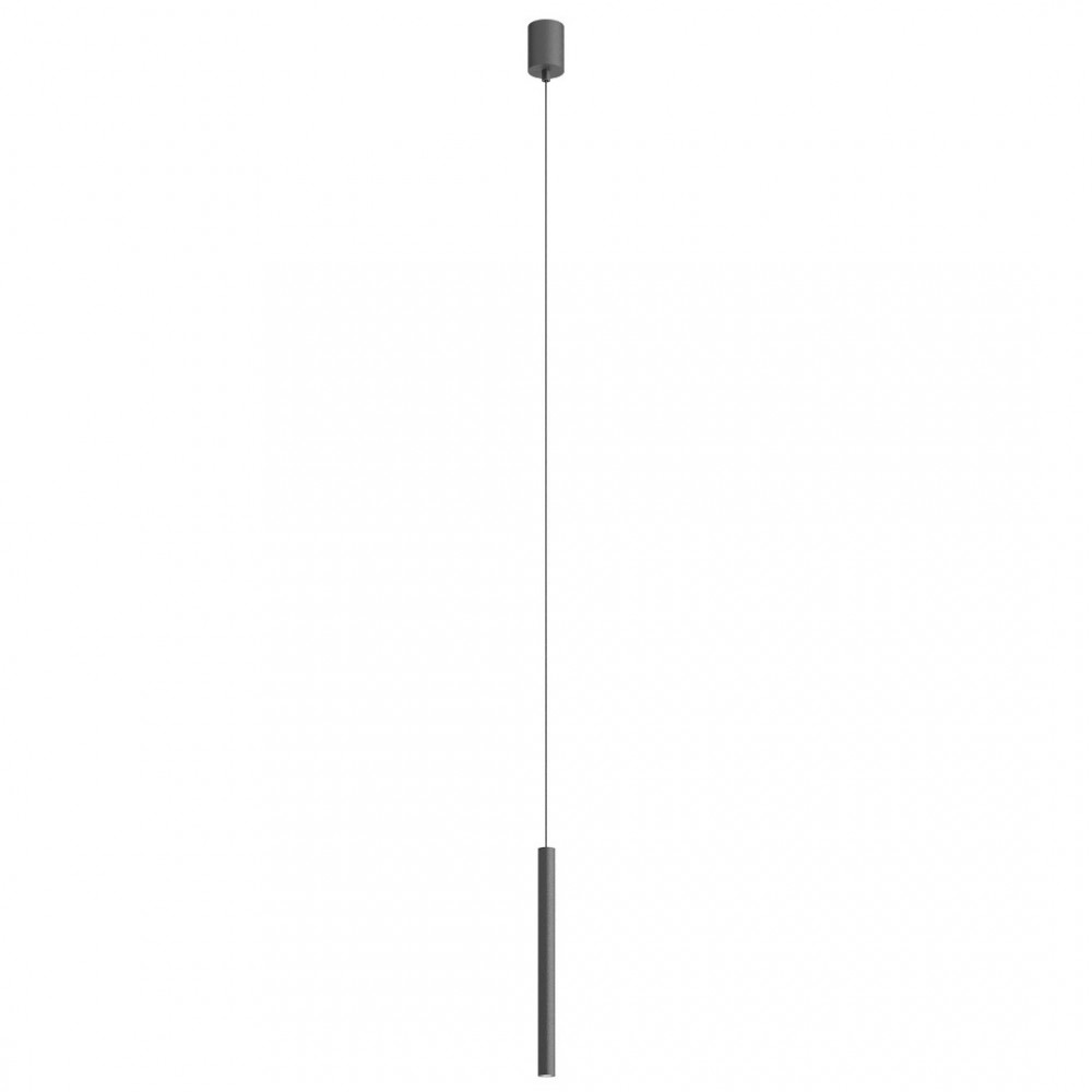 Suspension Redo Kanji, metal, sand black, LED, 6,2W, 495 lumens, warm white 3000K, D.2 cm
