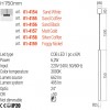 Suspension Redo Kanji, metal, sand black, LED, 6,2W, 495 lumens, warm white 3000K, D.2 cm