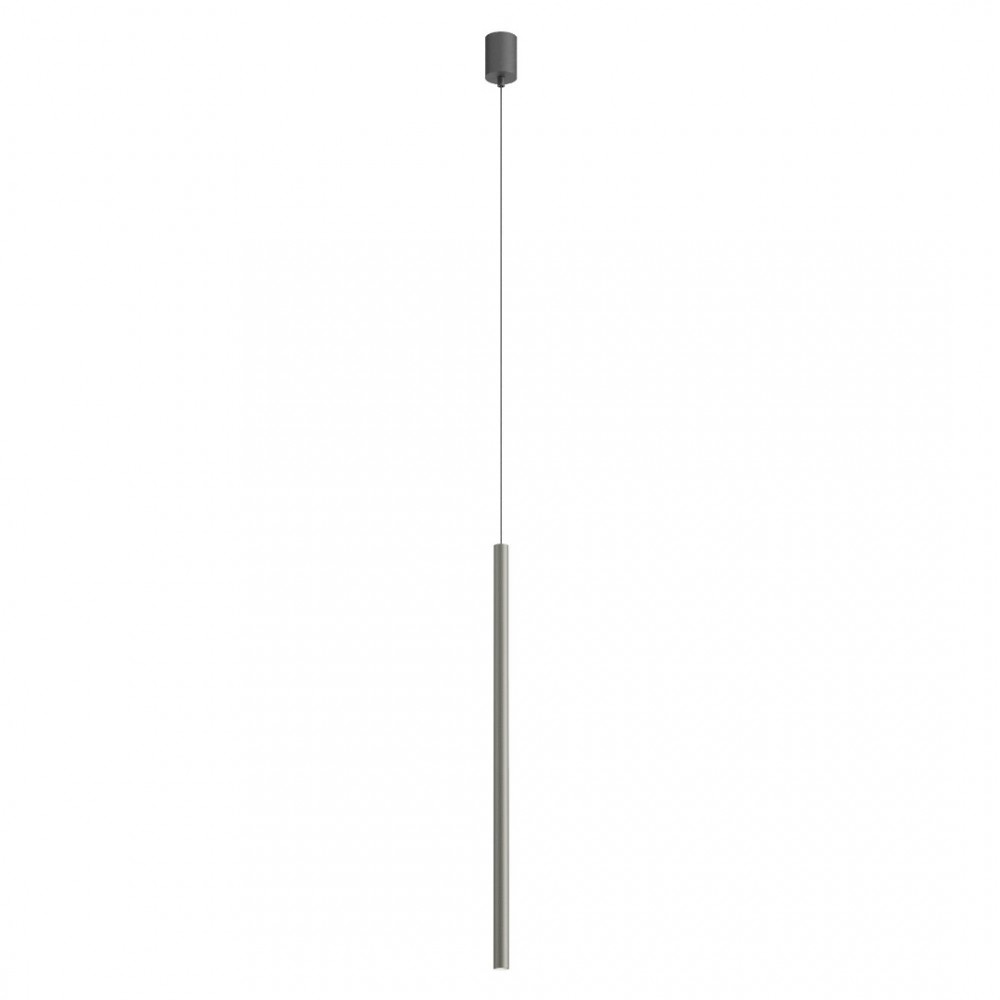Suspension Redo Kanji, metal, foggy nickel, LED, 6,2W, 495 lumens, warm white 3000K, D.2 cm