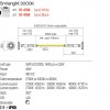 Linear lighting system Redo Freedom 360, metal, sand white, dimmable, LED, 45W, 1650 lumens, warm white 3000K, L.500 cm