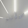 Linear lighting system Redo Freedom 360, metal, sand white, dimmable, LED, 45W, 1650 lumens, warm white 3000K, L.500 cm