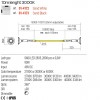 Linear lighting system Redo Freedom 360, metal, sand white, dimmable, LED, 90W, 3300 lumens, warm white 3000K, L.10 m