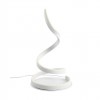 Table lamp Redo Scroll, metal, sand white, dimmable, LED CCT, 19W, 1050 lumens, 3000K/4000K/6000K, H.46 cm