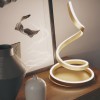 Table lamp Redo Scroll, metal, matt bronze, dimmable, LED CCT, 19W, 1050 lumens, 3000K/4000K/6000K, H.46 cm