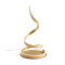Table lamp Redo Scroll, metal, matt bronze, dimmable, LED CCT, 19W, 1050 lumens, 3000K/4000K/6000K, H.46 cm
