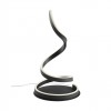 Table lamp Redo Scroll, metal, sand black, dimmable, LED CCT, 19W, 1050 lumens, 3000K/4000K/6000K, H.46 cm