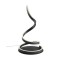 Table lamp Redo Scroll, metal, sand black, dimmable, LED CCT, 19W, 1050 lumens, 3000K/4000K/6000K, H.46 cm