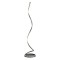 Floor lamp Redo Scroll, metal, sand black, dimmable, LED CCT, 30W, 1650 lumens, 3000K/4000K/6000K, H.170 cm