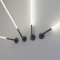 Linear lighting system Redo Freedom 360, metal, sand black, dimmable, LED, 90W, 3346 lumens, neutral white 4000K, L.10 m