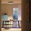 Ceiling lamp Redo Button, metal, sand black, dimmable, LED CCT, 52W, 4003 lumens, warm white 2700K/3000K, D.61 cm