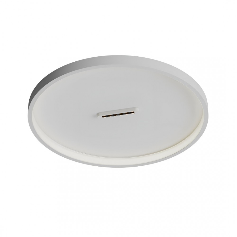 Ceiling lamp Redo Button, metal, sand white, dimmable, LED CCT, 47W, 3519 lumens, warm white 2700K/3000K, D.51 cm