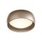 Ceiling lamp Poll, metal, brushed brown, dimmable, LED, 20W, 1318 lumens, warm white 3000K, D.15 cm