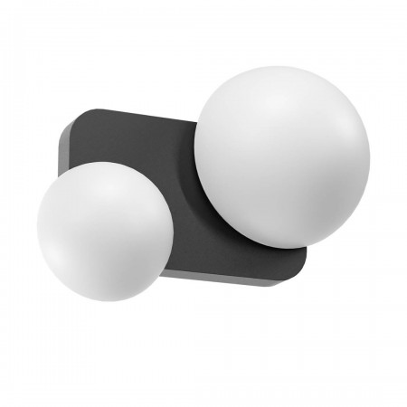 Ceiling lamp Redo Lumien, metal, sand black, LED CCT, 13,4W, 676 lumens, warm white 2700K/3000K, L.33 cm