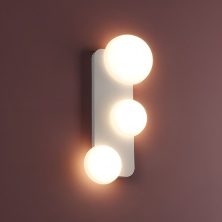 Ceiling lamp Redo Lumien, metal, sand white, LED CCT, 18W, 961 lumens, warm white 2700K/3000K, L.53 cm