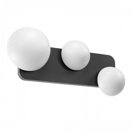 Ceiling lamp Redo Lumien, metal, sand black, LED CCT, 18W, 961 lumens, warm white 2700K/3000K, L.53 cm