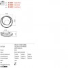 Ceiling lamp Redo Torsion, metal, sand black, dimmable, LED CCT, 20W, 2058 lumens, 2700K/3000K/4000K, D.30 cm