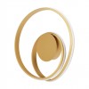 Ceiling lamp Redo Torsion, metal, matt gold, dimmable, LED CCT, 30W, 3286 lumens, 2700K/3000K/4000K, D.40 cm