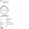 Ceiling lamp Redo Torsion, metal, sand black, dimmable, LED CCT, 40W, 4488 lumens, 2700K/3000K/4000K, D.56 cm