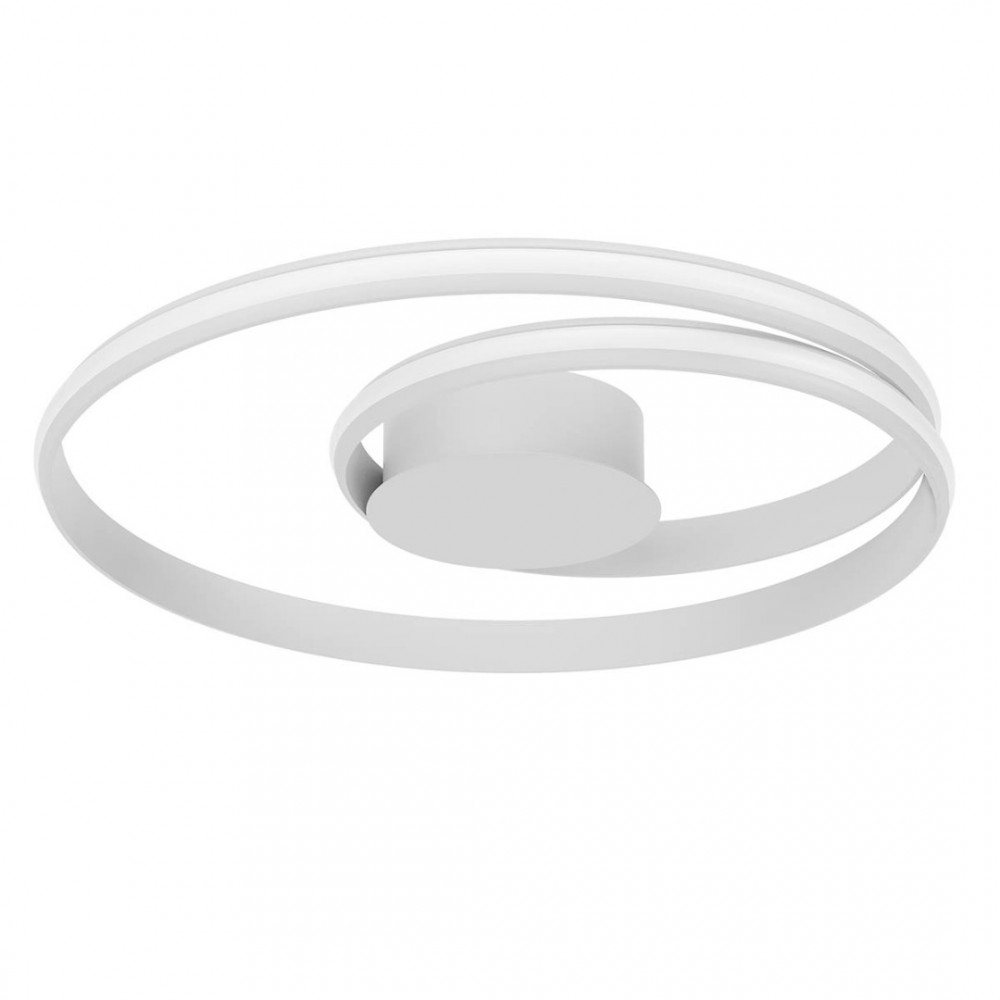Ceiling lamp Redo Torsion, metal, sand white, dimmable, LED CCT, 40W, 4488 lumens, 2700K/3000K/4000K, D.56 cm