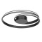 Ceiling lamp Redo Torsion, metal, sand black, dimmable, LED CCT, 40W, 4488 lumens, 2700K/3000K/4000K, D.56 cm