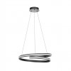 Suspension Redo Torsion, metal, sand black, dimmable, LED CCT, 40W, 4488 lumens, 2700K/3000K/4000K, D.56 cm