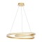 Suspension Redo Torsion, metal, matt gold, dimmable, LED CCT, 60W, 5762 lumens, 2700K/3000K/4000K, D.75 cm