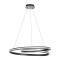 Suspension Redo Torsion, metal, sand black, dimmable, LED CCT, 60W, 5762 lumens, 2700K/3000K/4000K, D.75 cm