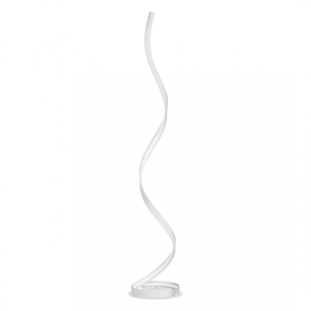 Floor lamp Redo Torsion, metal, sand white, dimmable, LED CCT, 24W, 2778 lumens, 2700K/3000K/4000K, H.150 cm