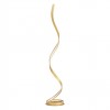 Floor lamp Redo Torsion, metal, matt gold, dimmable, LED CCT, 24W, 2778 lumens, 2700K/3000K/4000K, H.150 cm