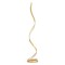 Floor lamp Redo Torsion, metal, matt gold, dimmable, LED CCT, 24W, 2778 lumens, 2700K/3000K/4000K, H.150 cm