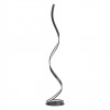 Floor lamp Redo Torsion, metal, sand black, dimmable, LED CCT, 24W, 2778 lumens, 2700K/3000K/4000K, H.150 cm