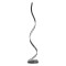 Floor lamp Redo Torsion, metal, sand black, dimmable, LED CCT, 24W, 2778 lumens, 2700K/3000K/4000K, H.150 cm