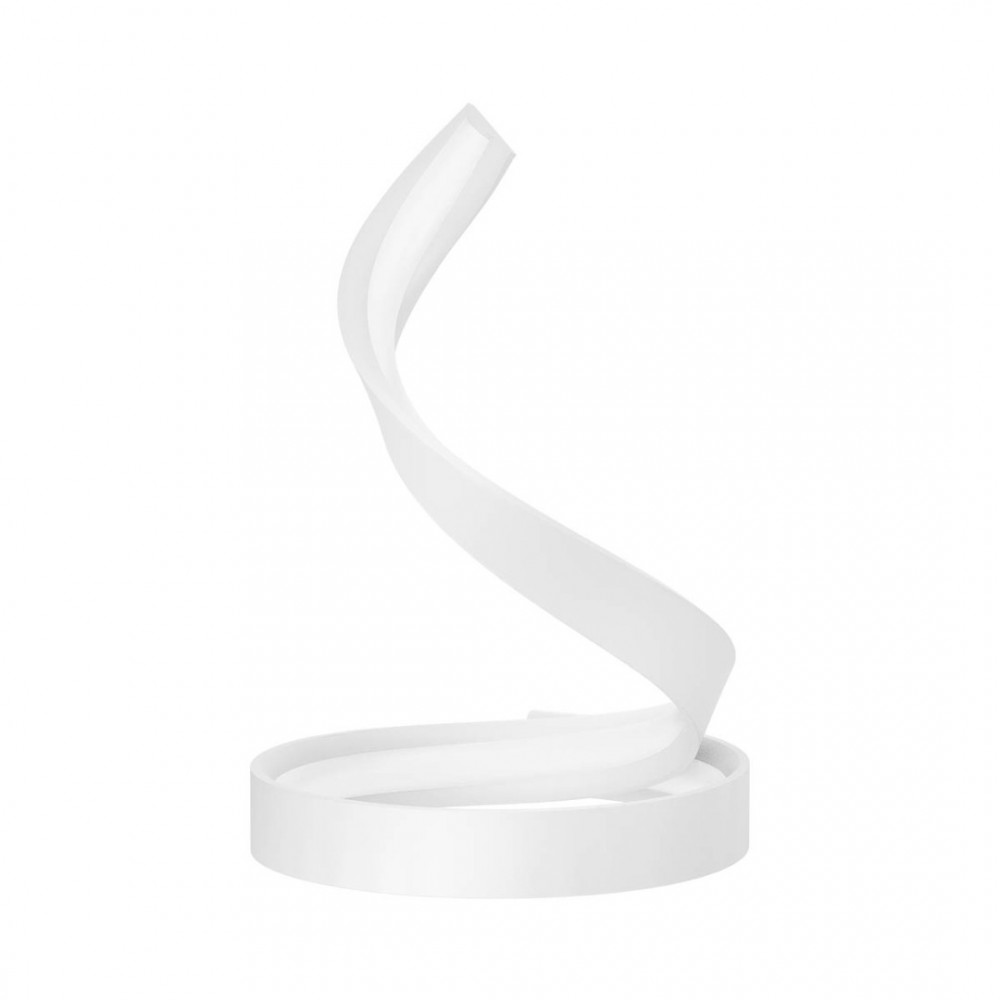 Table lamp Redo Torsion, metal, sand white, dimmable, LED CCT, 11W, 1597 lumens, 2700K/3000K/4000K, H.30 cm