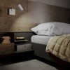 Wall lamp Redo Rolf, metal, sand white, 1XGU10, L.28 cm