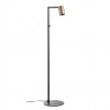 Floor lamp Redo Rolf, metal, sand black/bronze, 1XGU10, H.140 cm