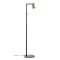 Floor lamp Redo Rolf, metal, sand black/bronze, 1XGU10, H.140 cm