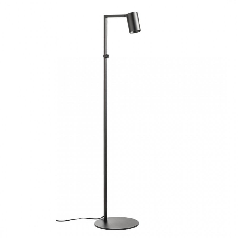 Floor lamp Redo Rolf, metal, sand black, 1XGU10, H.140 cm