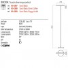 Floor lamp Redo Praxi, metal, sand black/foggy nickel, dimmable, LED, 8,3W, 389 lumens, warm white 3000K, H.145 cm