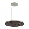 Suspension Redo Neba, metal, grey, dimmable, LED, 48,5W, 3505 lumens, warm white 3000K, D.73 cm