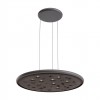 Suspension Redo Neba, metal, black, dimmable, LED, 48,5W, 3505 lumens, warm white 3000K, D.73 cm
