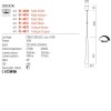 Suspension Redo Botera, metal, matt olive, dimmable, LED, 10W, 770 lumens, warm white 3000K, D.7 cm