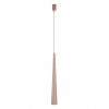 Suspension Redo Botera, metal, matt auburn, dimmable, LED, 10W, 770 lumens, warm white 3000K, D.7 cm