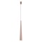 Suspension Redo Botera, metal, matt auburn, dimmable, LED, 10W, 770 lumens, warm white 3000K, D.7 cm