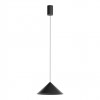 Suspension Redo Konos, metal, matt black, dimmable, LED, 10W, 562 lumens, warm white 3000K, D.24 cm