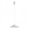 Suspension Redo Konos, metal, matt white, dimmable, LED, 10W, 632 lumens, warm white 3000K, D.30 cm