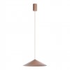 Suspension Redo Konos, metal, matt auburn, dimmable, LED, 10W, 550 lumens, warm white 3000K, D.30 cm