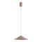 Suspension Redo Konos, metal, matt auburn, dimmable, LED, 10W, 550 lumens, warm white 3000K, D.30 cm