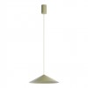 Suspension Redo Konos, metal, matt olive, dimmable, LED, 10W, 550 lumens, warm white 3000K, D.30 cm